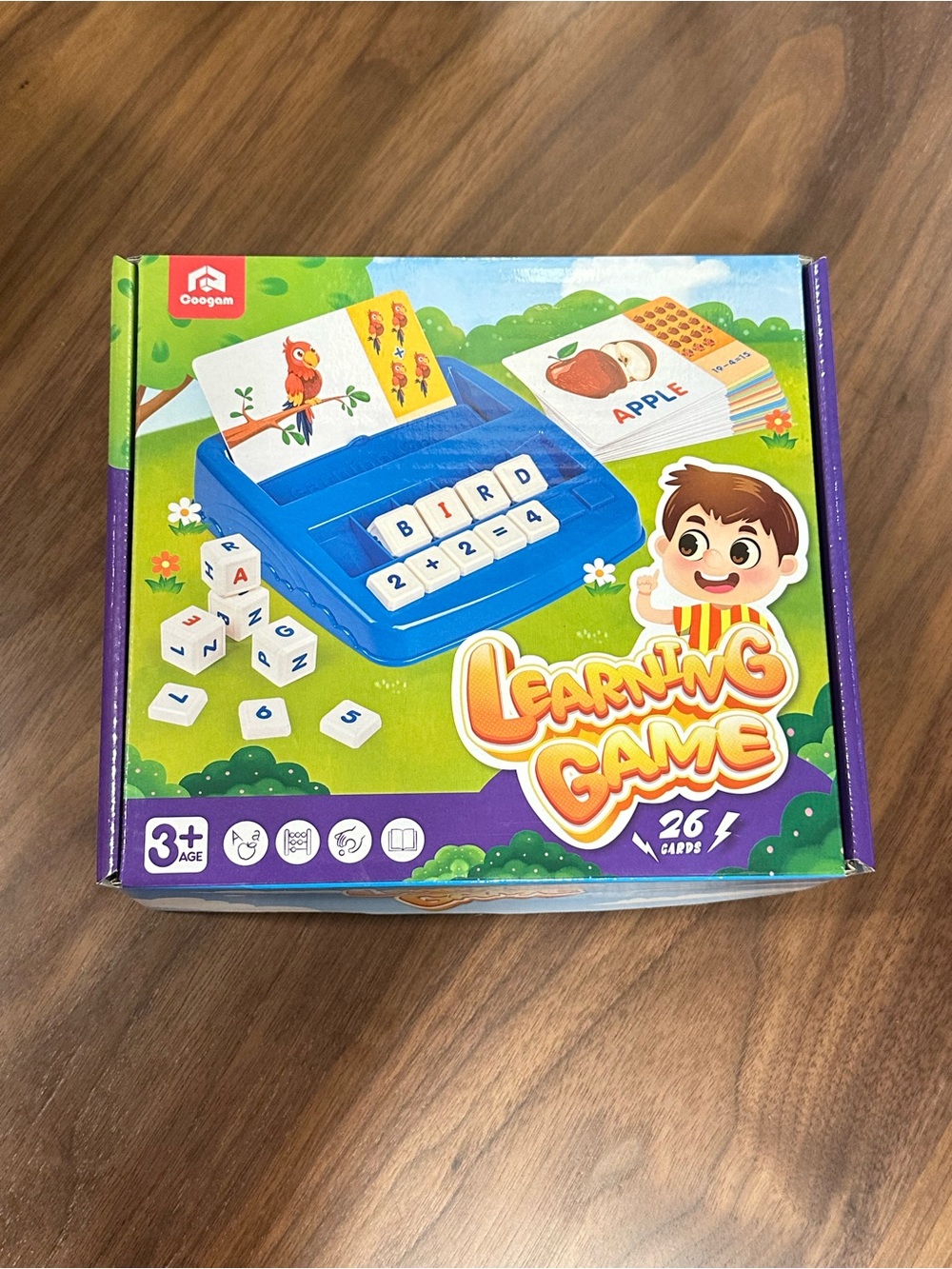 Learning Game Word Builder - Blue